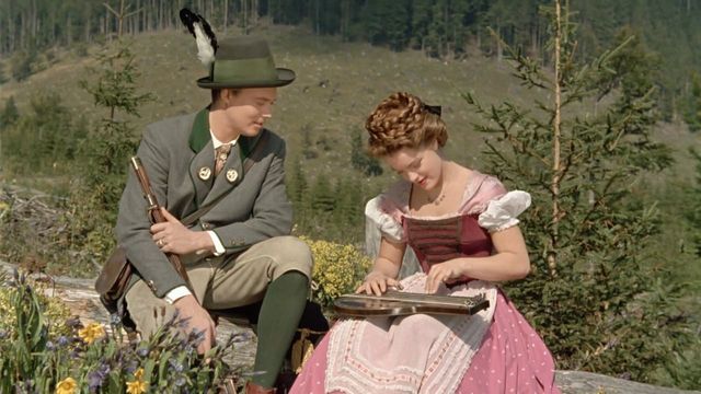 Una scena tratta dal film La principessa Sissi