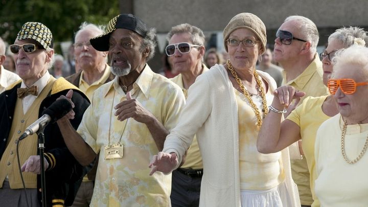 Una scena tratta dal film Una canzone per Marion