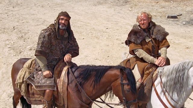 Una scena tratta dal film Robin e Marian