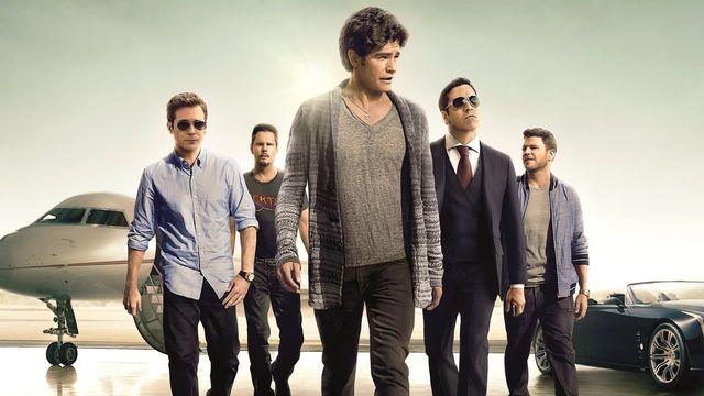 Una scena tratta dal film Entourage