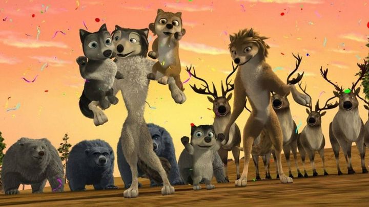 Una scena tratta dal film Alpha and Omega - Lupi all'avventura