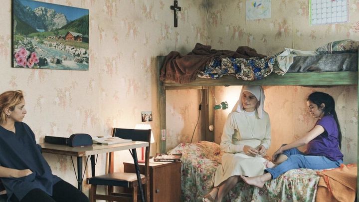 Una scena tratta dal film Maternal