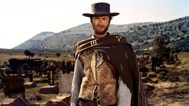 Una scena tratta dal film Il buono, il brutto, il cattivo