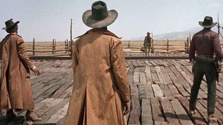 Una scena tratta dal film C'era una volta il West