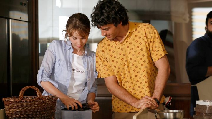 Una scena tratta dal film Lezioni di cioccolato