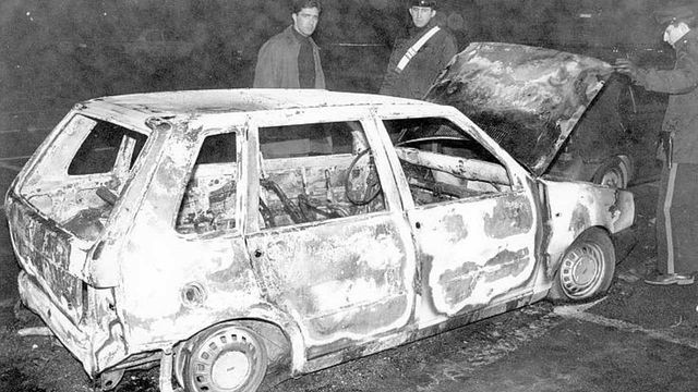 Una scena tratta dal film La vera storia della Uno bianca