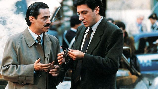 Una scena tratta dal film Tre colonne in cronaca
