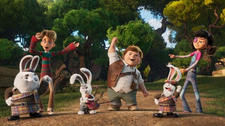 Una scena tratta dal film La banda di Don Chisciotte - Missione Mulini a Vento