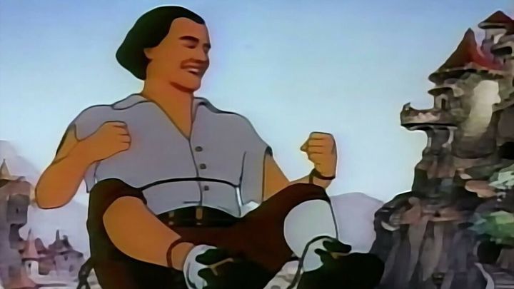 Una scena tratta dal film I viaggi di Gulliver