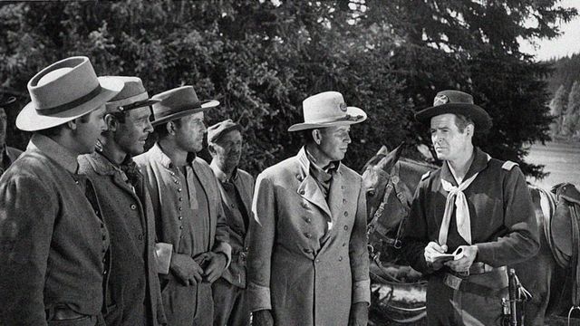 Una scena tratta dal film Il magnifico fuorilegge