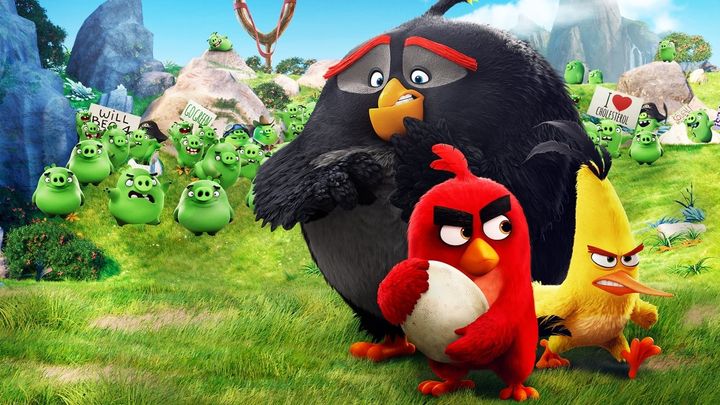 Una scena tratta dal film Angry Birds - Il film