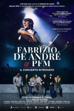 Locandina Fabrizio De André & PFM - Il concerto ritrovato