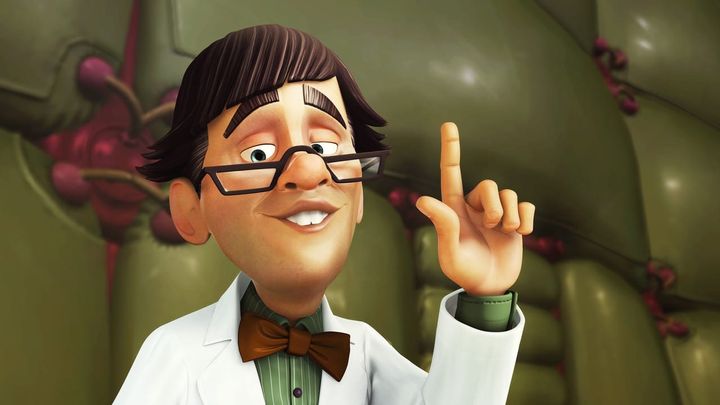 Una scena tratta dal film Harold e il nonno inventore