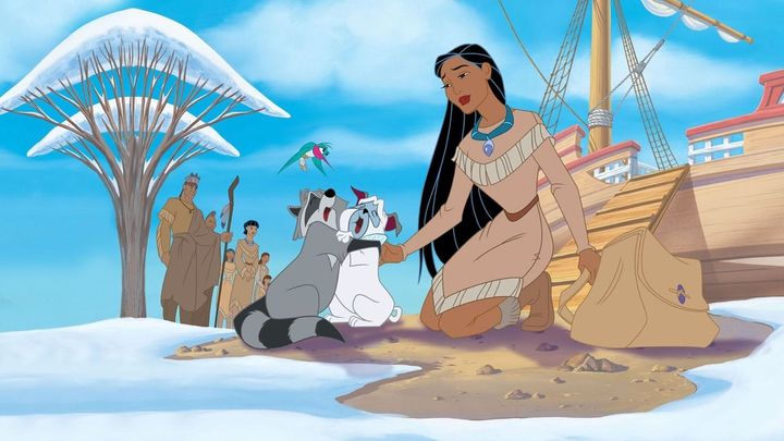 Una scena tratta dal film Pocahontas II - Viaggio nel nuovo mondo