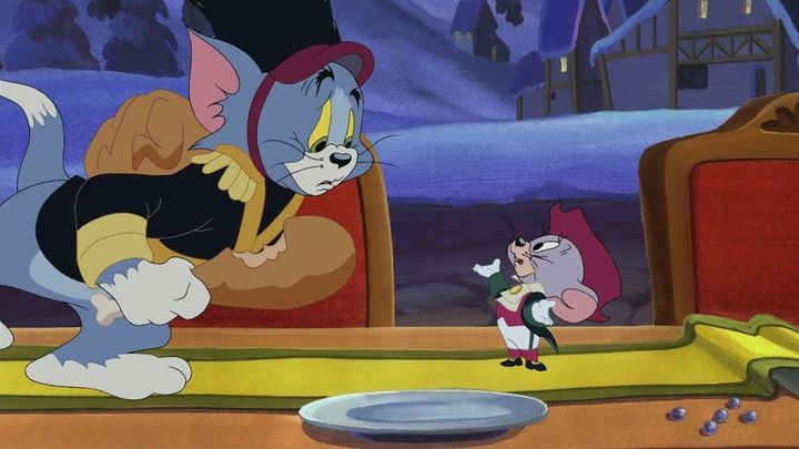 Una scena tratta dal film Tom & Jerry e la favola dello schiaccianoci