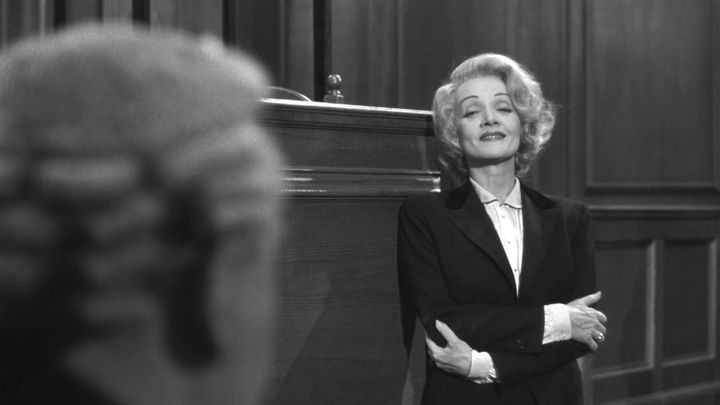 Una scena tratta dal film Testimone d'accusa