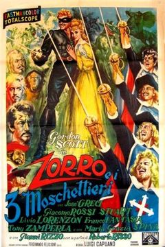 Locandina Zorro e i tre moschettieri