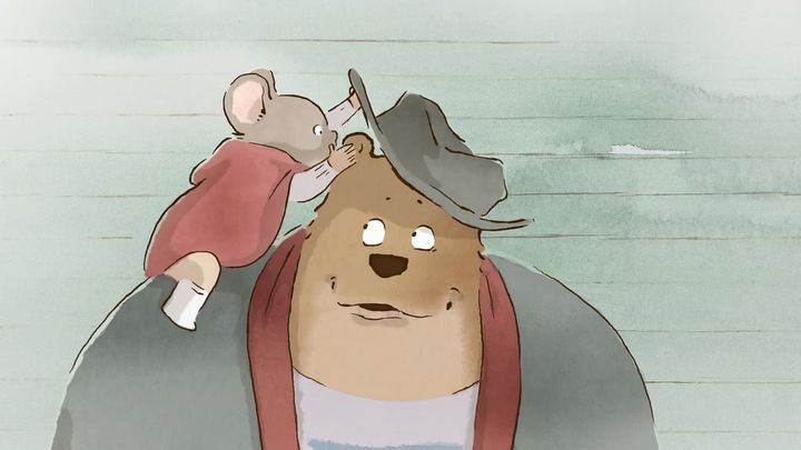 Una scena tratta dal film Ernest & Celestine