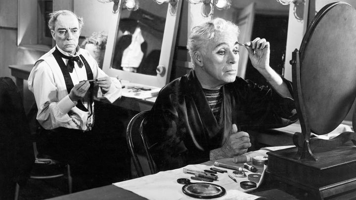 Una scena tratta dal film Luci della ribalta