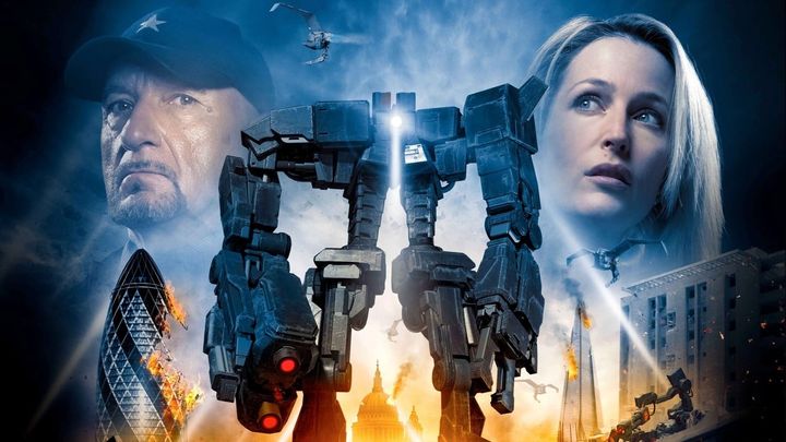 Una scena tratta dal film Robot Overlords