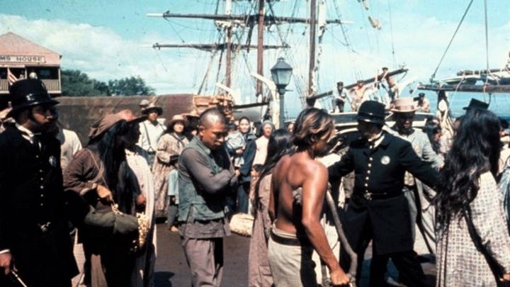 Una scena tratta dal film Il Re delle isole