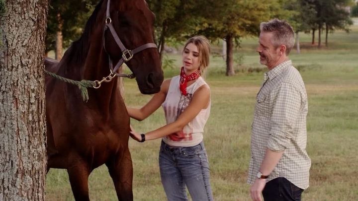 Una scena tratta dal film Spirito selvaggio