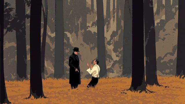 Una scena tratta dal film Crocevia della morte