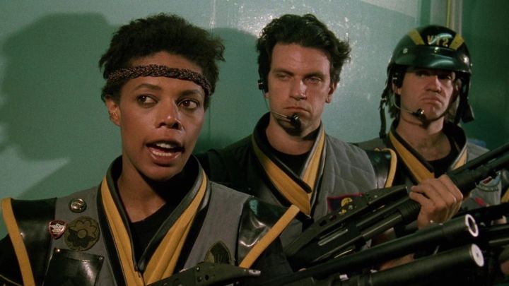 Una scena tratta dal film Terminator 2 - Shocking dark