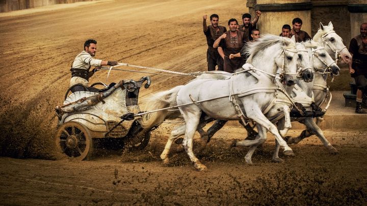 Una scena tratta dal film Ben-Hur