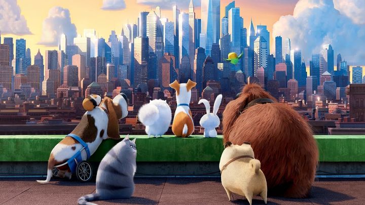 Una scena tratta dal film Pets - Vita da animali