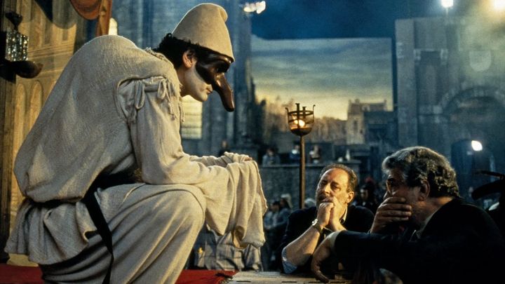 Una scena tratta dal film Il viaggio di Capitan Fracassa