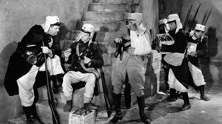 Una scena tratta dal film I due legionari