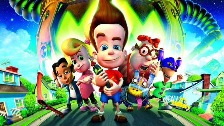 Una scena tratta dal film Jimmy Neutron - Ragazzo prodigio