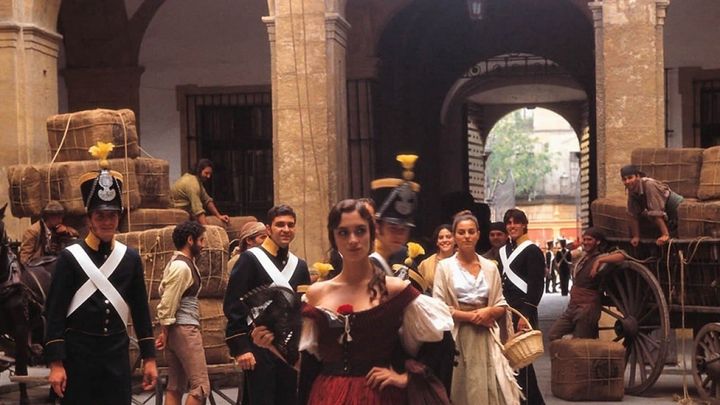 Una scena tratta dal film Carmen