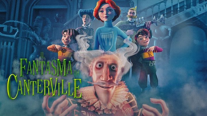 Una scena tratta dal film Il fantasma di Canterville