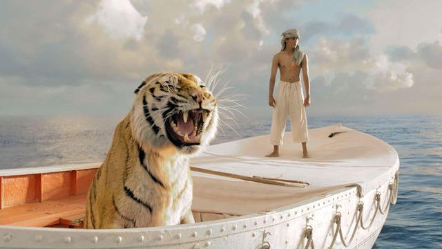 Una scena tratta dal film Vita di Pi