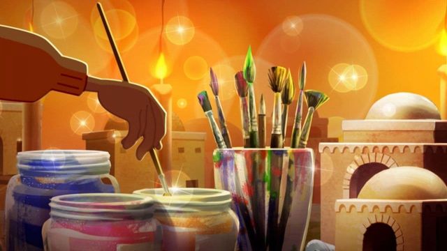 Una scena tratta dal film I colori del Natale (Cortometraggio)