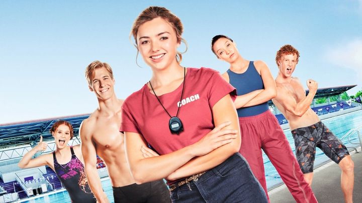 Una scena tratta dal film Nuotare per Vincere