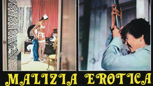 Una scena tratta dal film Malizia erotica