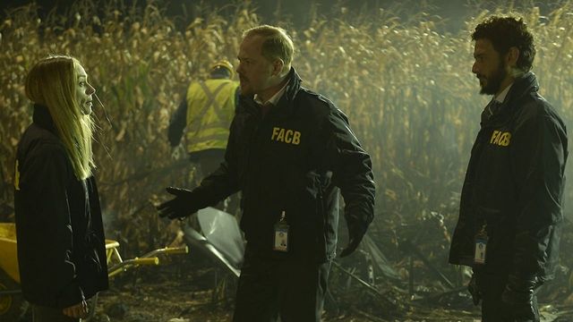 Una scena tratta dal film Brace for Impact: Indagine ad alta quota