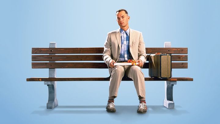 Una scena tratta dal film Forrest Gump