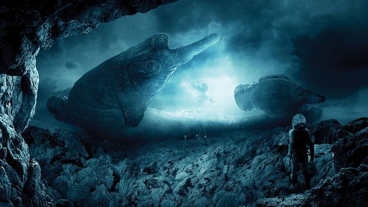 Una scena tratta dal film Prometheus