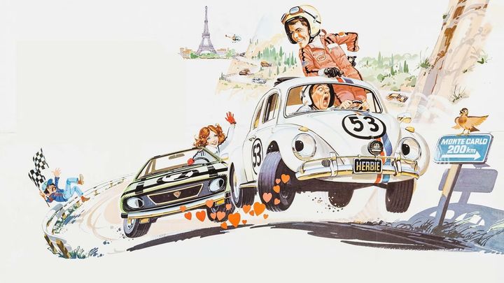 Una scena tratta dal film Herbie al rally di Montecarlo