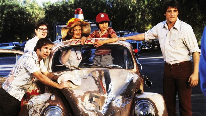 Una scena tratta dal film Herbie sbarca in Messico