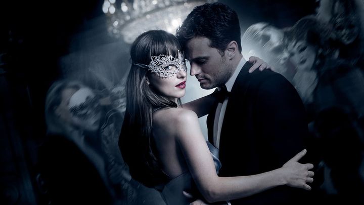 Una scena tratta dal film Cinquanta sfumature di nero