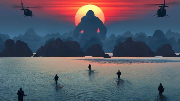 Una scena tratta dal film Kong: Skull Island