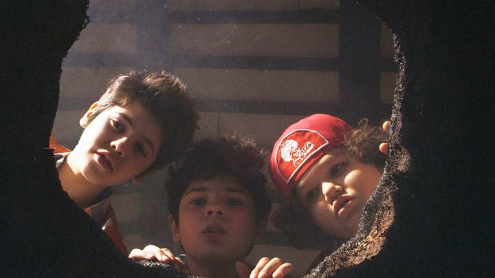 Una scena tratta dal film Grotto