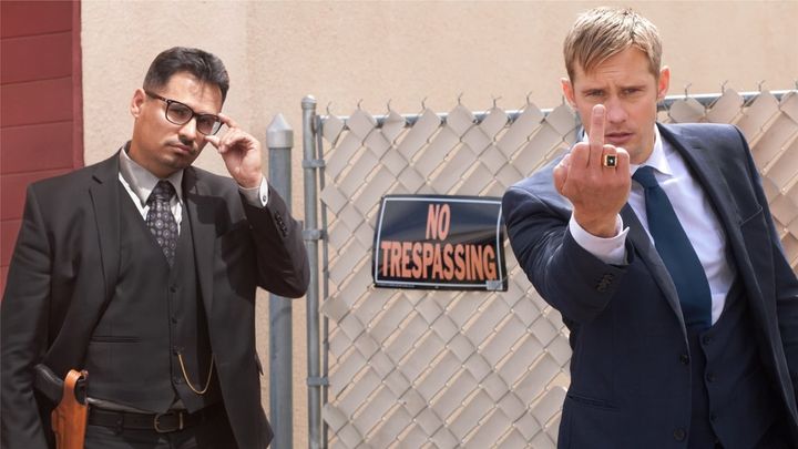 Una scena tratta dal film War on everyone - Sbirri senza regole