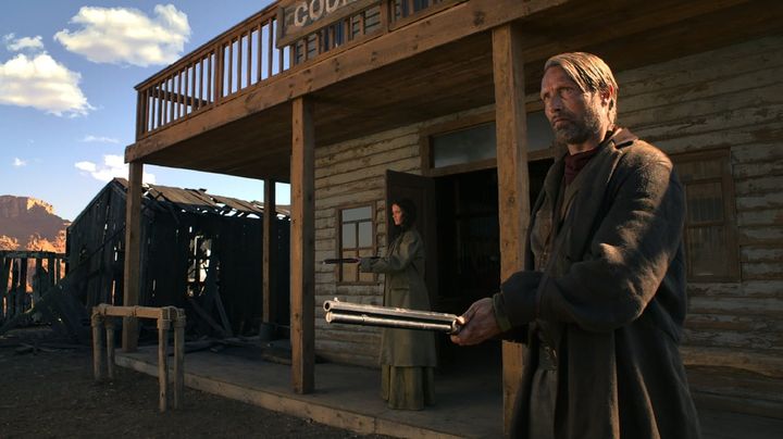 Una scena tratta dal film The Salvation