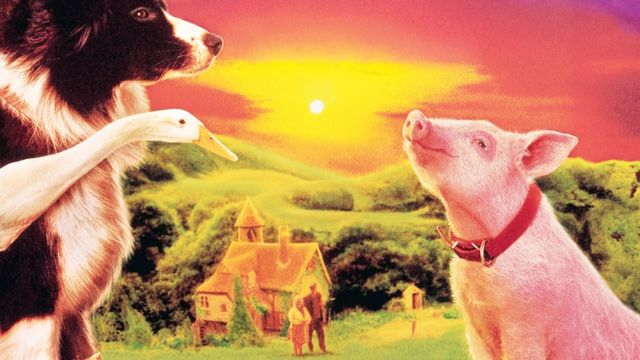 Una scena tratta dal film Babe - Maialino coraggioso